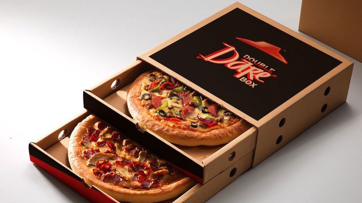 Необычная упаковка пиццы